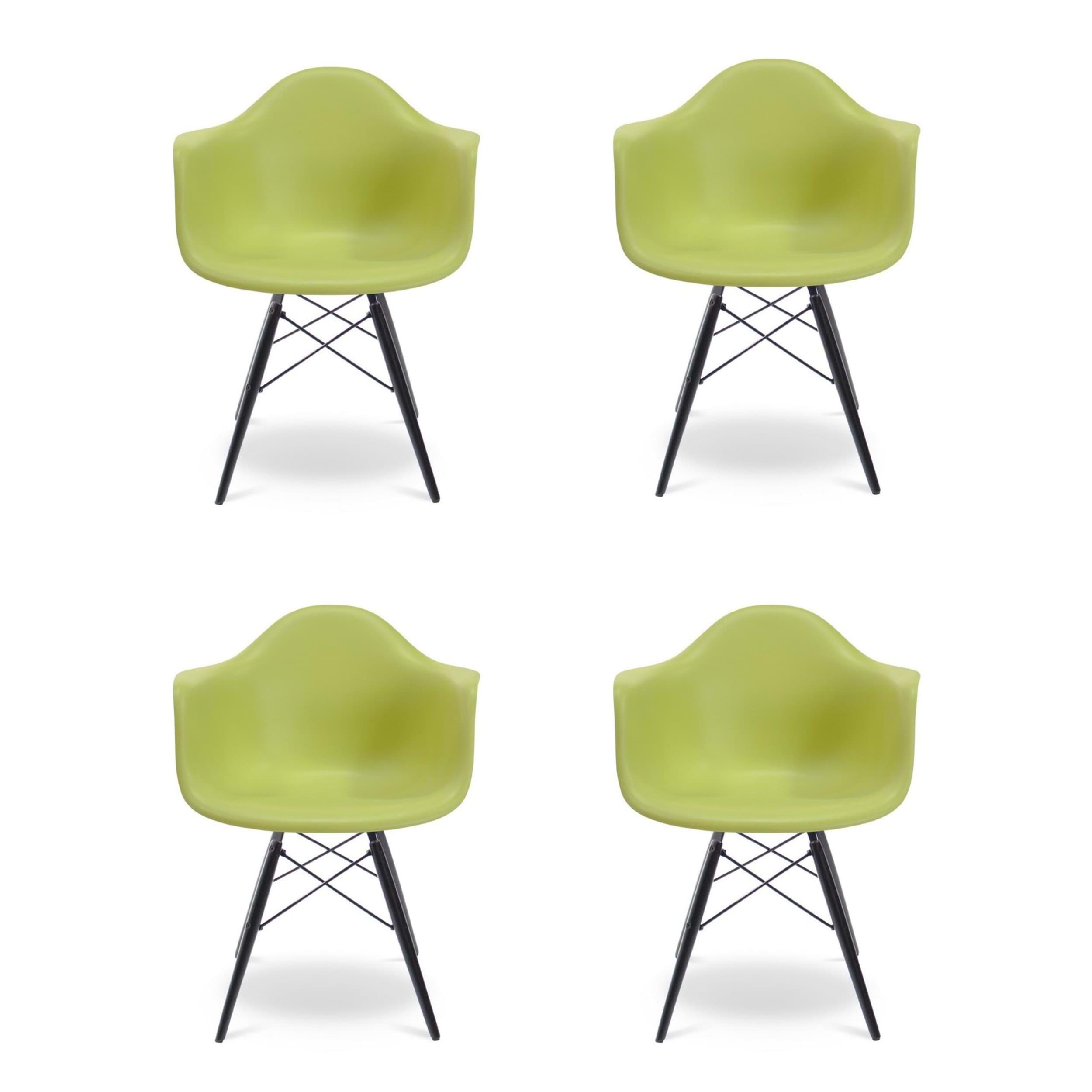 Eames Sandalye Takım - Olive resmi
